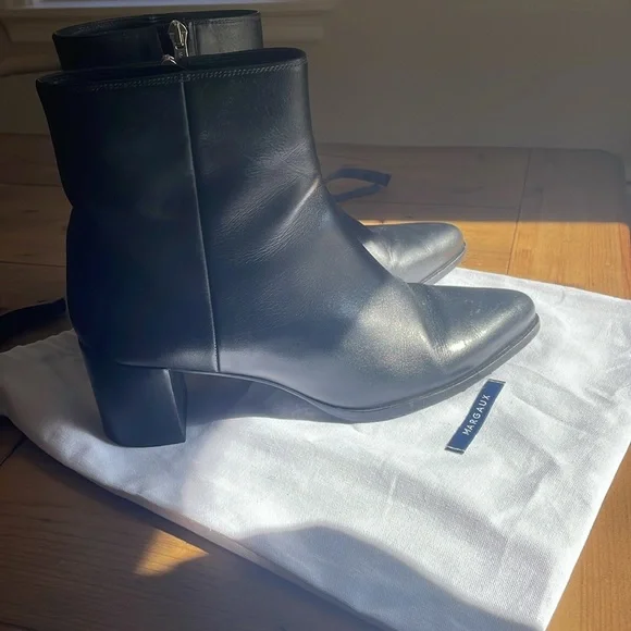 Margaux Black Ankle Boots - Picture 5 of 5